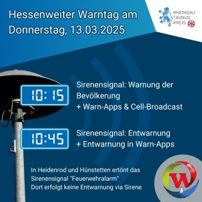 Hessenweiter Warntag 13.3.2025